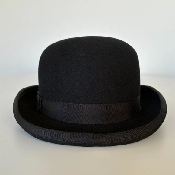 Black Bowler Hat by Christys' of London, Hand Made, 100% Wool - Picture 2 of 11